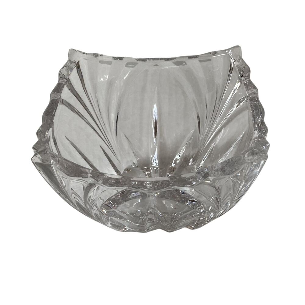 Gorham Full Lead Crystal Esprit Small 5 Inch Bowl Candy Dish Made in Germany NOB